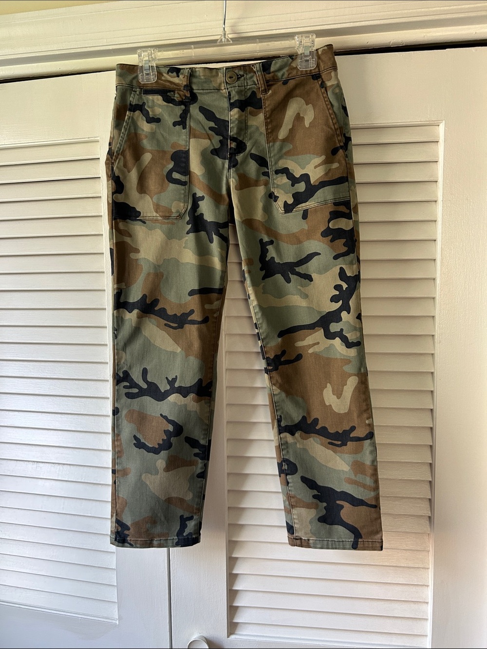 Sanctuary Womens Camo Cargo Pants - Olive & Khaki